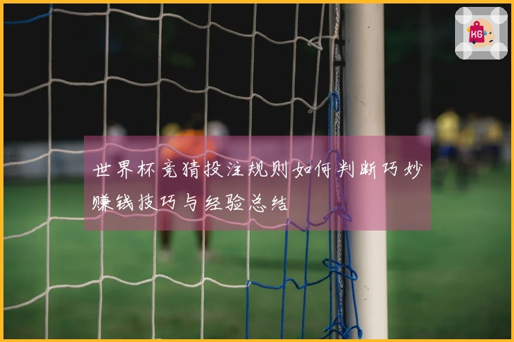 世界杯竞猜投注规则如何判断巧妙赚钱技巧与经验总结